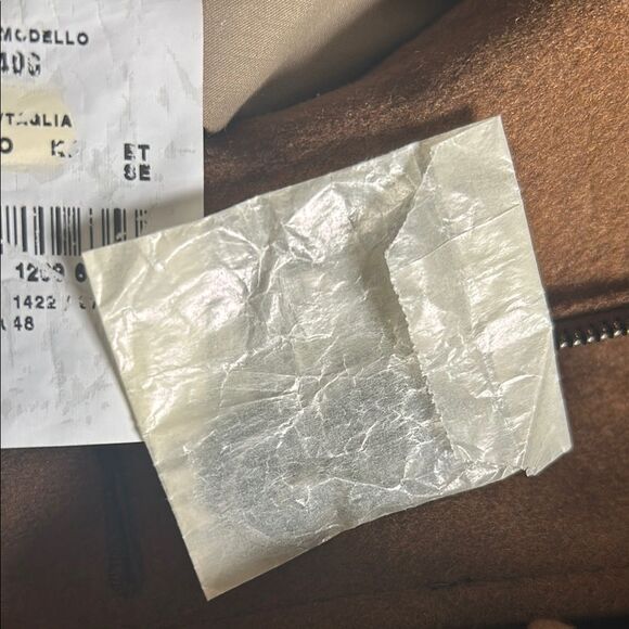 Schneiders shurwolle mit cashemere men's Brown Overcoat size 42 USA - Picture 12 of 12